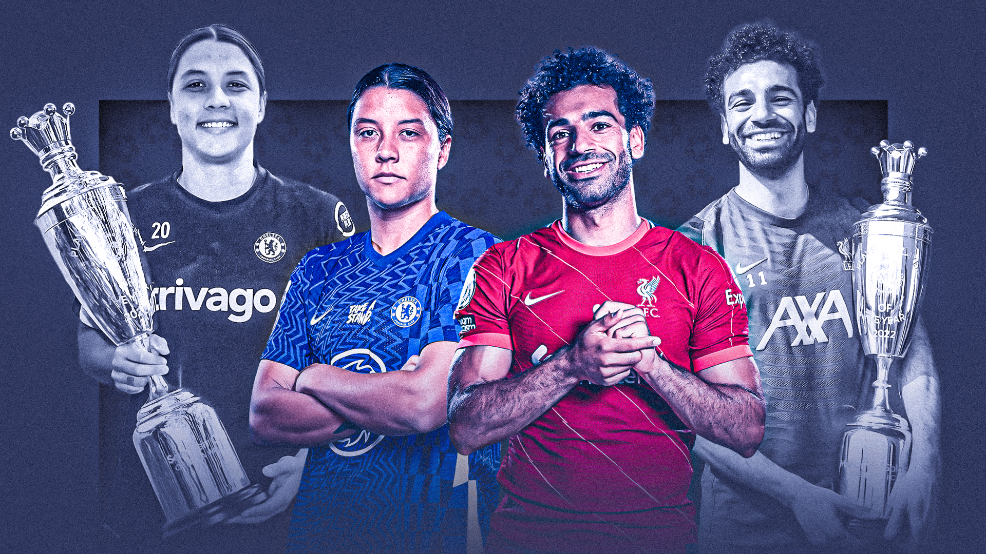 Salah, Kerr win PFA Players' Player of the Year awards