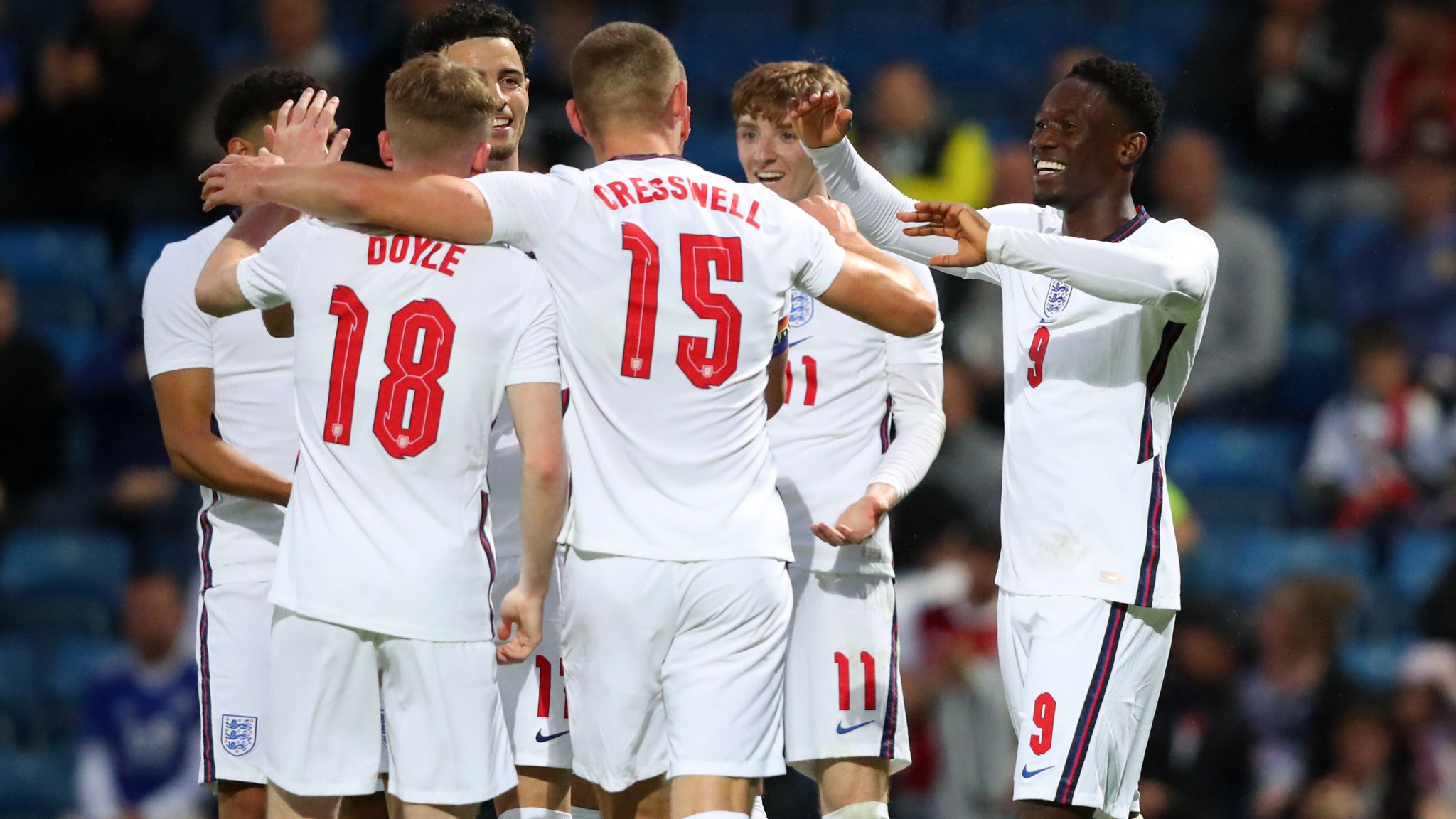 England U21 3 - 0 Albania U21 - Match Report & Highlights