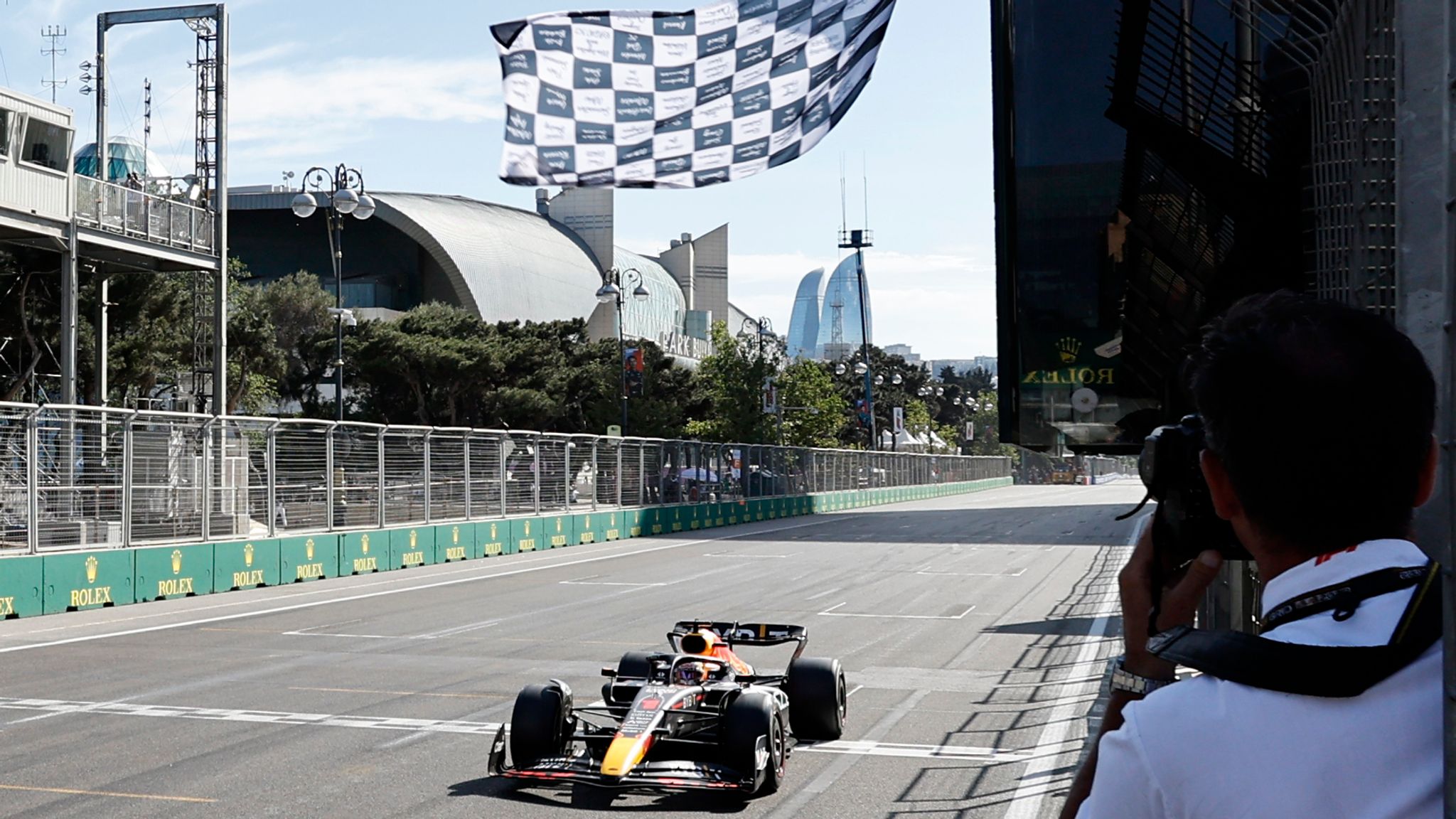 Azerbaijan Grand Prix Max Verstappen seals Baku victory after Charles Leclerc retirement F1 News Sky Sports