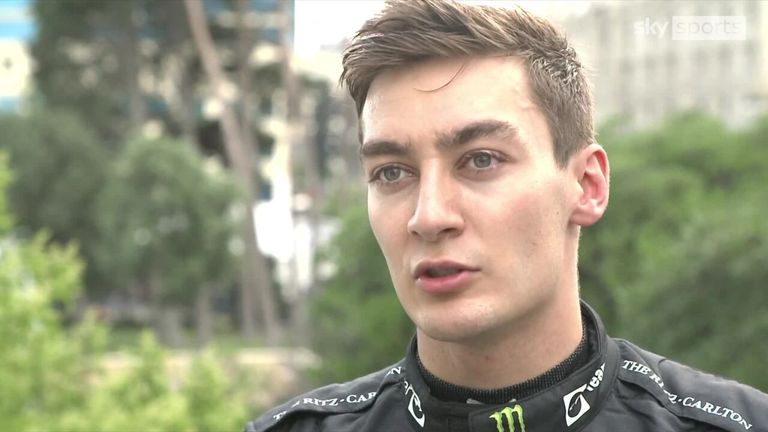 George Russell admits that Mercedes still lack pace compared to Red Bull and Ferrari following Friday's practice at Baku City Circuit