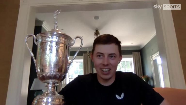 Matt Fitzpatrick says he received a congratulatory phone call from Jack Nicklaus after winning the US Open in Brooklyn.