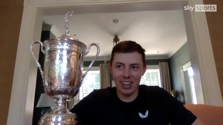 Matt Fitzpatrick says he received a congratulatory phone call from Jack Nicklaus after winning the US Open