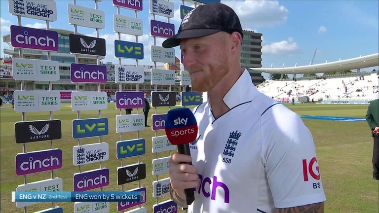 England captain Ben Stokes was unwilling to take any credit for his side's stunning second Test win over New Zealand, pointing to the performance of the whole team