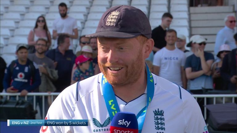 Jonny Bairstow says batting with Ben Stokes in the final innings at Trent Bridge was great fun