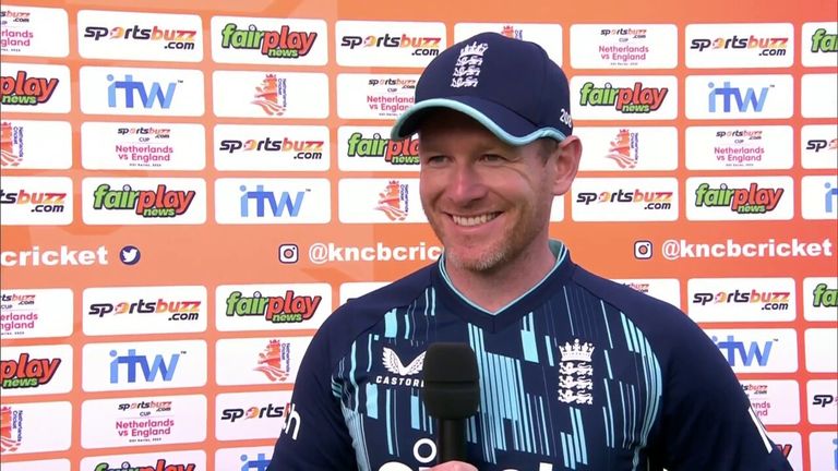 England captain Eoin Morgan was delighted with his side's series win