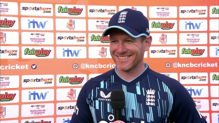 England captain Eoin Morgan was delighted to clinch the ODI series against the Netherlands with a game to spare.