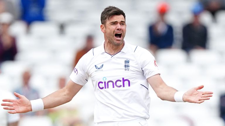 Jimmy Anderson is out of England's third Test vs New Zealand due to injury 
