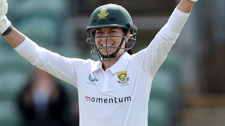 Marizanne Kapp scored 150 as South Africa fought back against England at Taunton