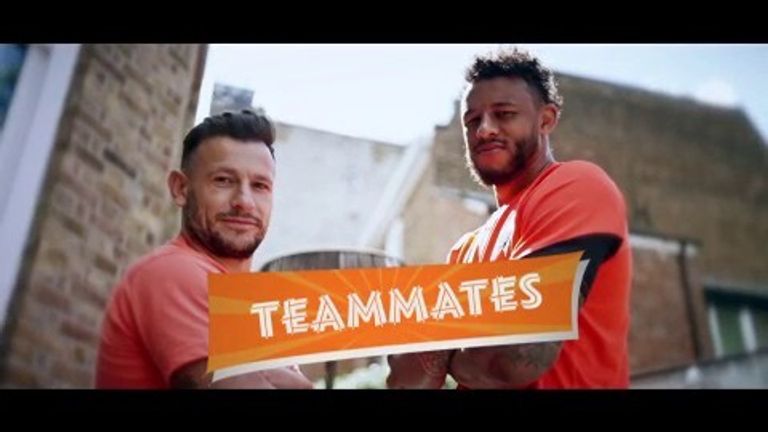 Teammates: Danny Care and Courtney Lawes