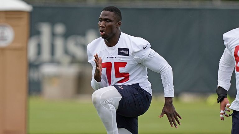 Odeleye during rookie camp