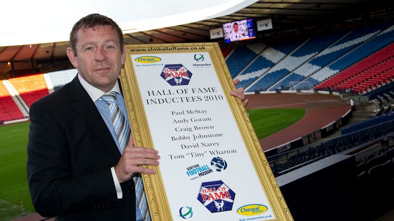 Andy Goram was inducted into Scottish football's Hall of Fame in 2010