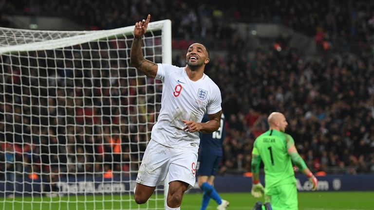 Callum Wilson scoring on his only start for England vs USA