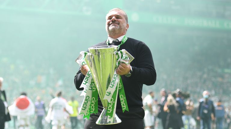 Ange Postecoglou asks his Celtic players even better after his title-winning debut season