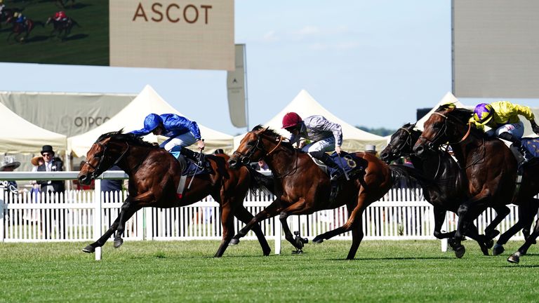 Coroebus and William Buick land the St. James's Palace Stakes at Royal Ascot.
