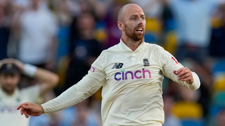 Jack Leach remains a doubt for the second Test against New Zealand