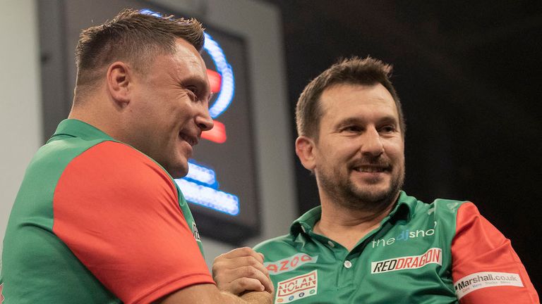 Jonny Clayton and Gerwyn Price will pair up for Wales (Kais Bodensieck/PDC Europe)
