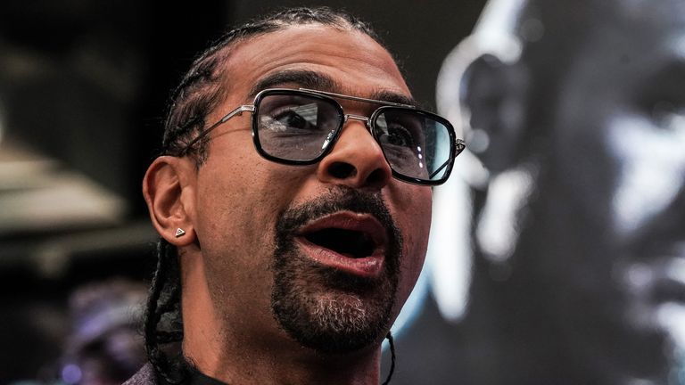 Tyson Fury v Dillian Whyte - Weigh In - BOXPARK Wembley
David Haye before the weigh in at BOXPARK Wembley, London. Picture date: Friday April 22, 2022.