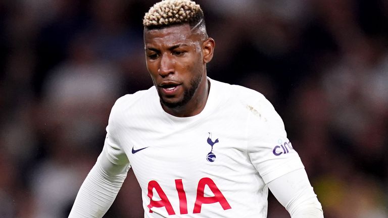 Tottenham Hotspur's Emerson Royal during the Premier League match at Tottenham Hotspur Stadium, London. Picture date: Thursday May 12, 2022.