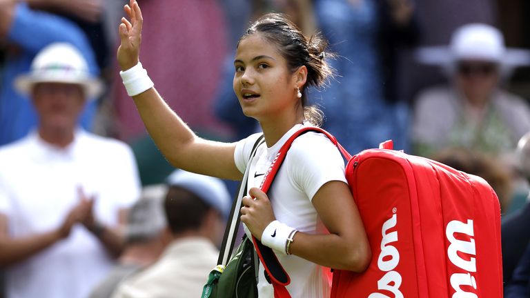 Emma Raducanu's Wimbledon hopes were ended by Caroline Garcia