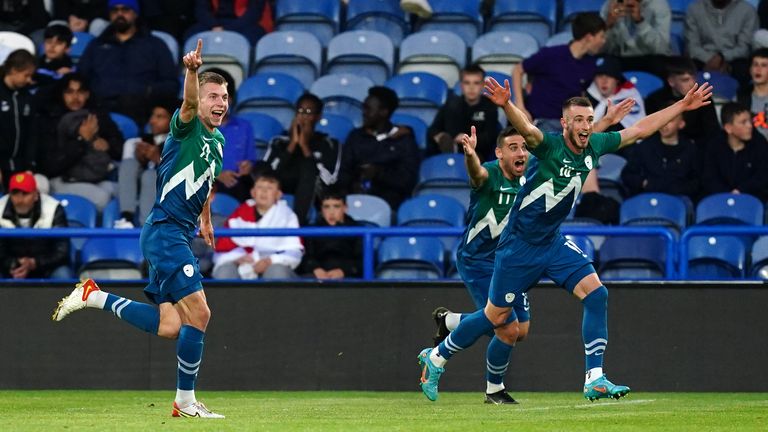 England U21s 1-2 Slovenia U21s: Young Lions suffer first European qualifying defeat in 11 years