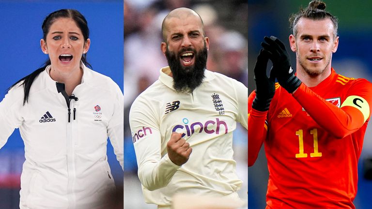 Eve Muirhead, Moeen Ali and Gareth Bale