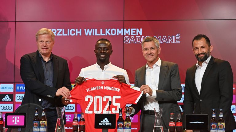 Sadio Mane is delighted to have completed his move from Liverpool to Bundesliga champions Bayern Munich.