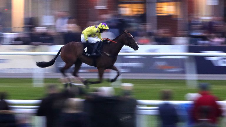 Fountains Chief wins his bumper at Stratford in May 2021