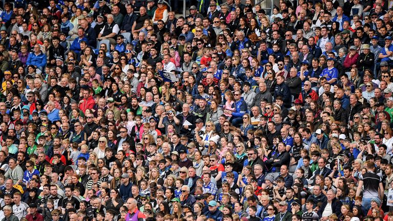The crowd at Croke Park on Sunday exceeded expectations