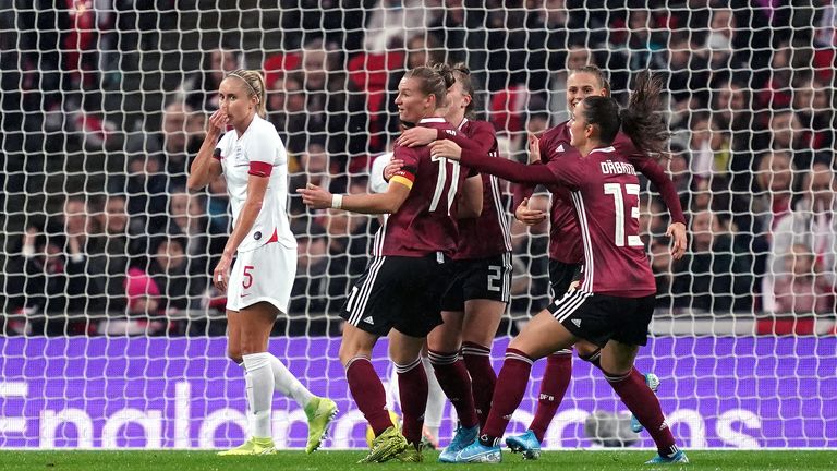 Alemania venció a Inglaterra en Wembley en 2019