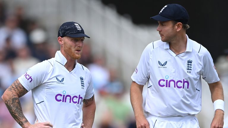 Ben Stokes and Stuart Broad, England vs New Zealand, Trent Bridge Test (Getty)