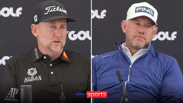 Ian Poulter and Lee Westwood refused to answer what they described as a &#39;hypothetical&#39; question about if there was anywhere in the world they would refuse to play.
