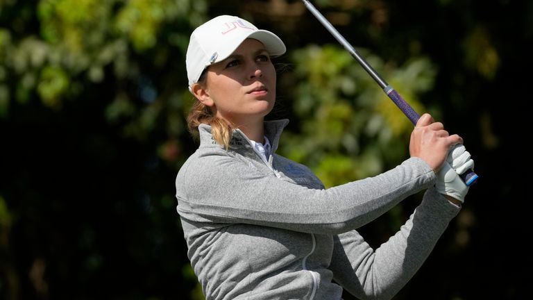 Switzerland's Morgane Metraux held her nerve to eagle the first hole in a three-way play-off against England's Meghan MacLaren and home player Alessandra Fanali at the Italian Open