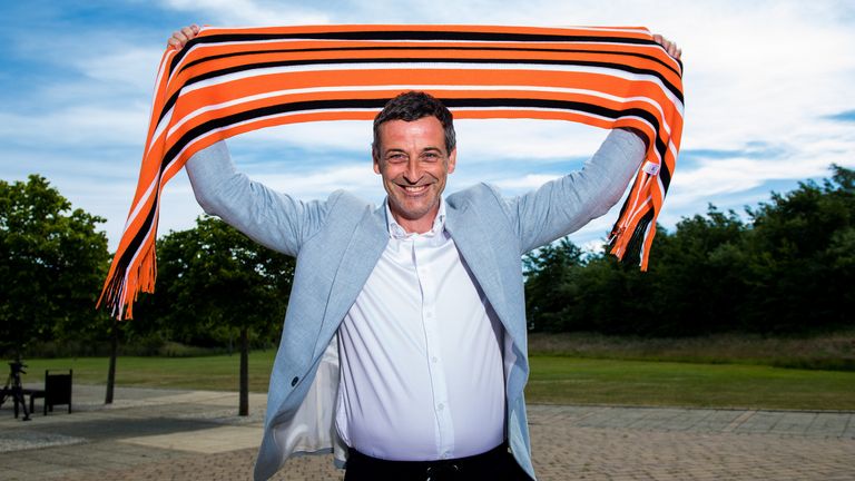 Jack Ross has taken charge at Dundee United on a two-year deal 