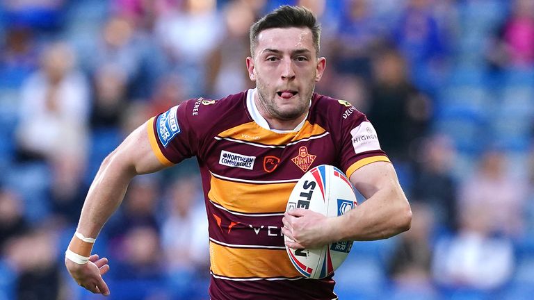 Huddersfield Giants' Jake Wardle during the Betfred Super League match against Leeds Rhinos