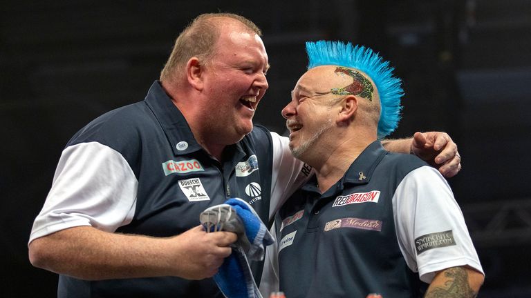 Peter Wright and John Henderson will be looking to go back to back at this year's World Cup of Darts. Kais Bodensieck/PDC Europe