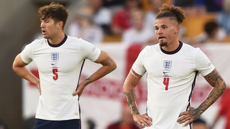 John Stones was sent off against Hungary while Kalvin Phillips also struggled at Molineux
