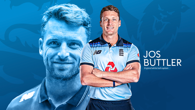 Jos Buttler has been named England's new white-ball captain 