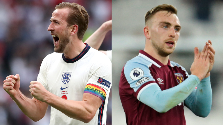 Harry Kane and Jarrod Bowen are in England's squad for the June Nations League games