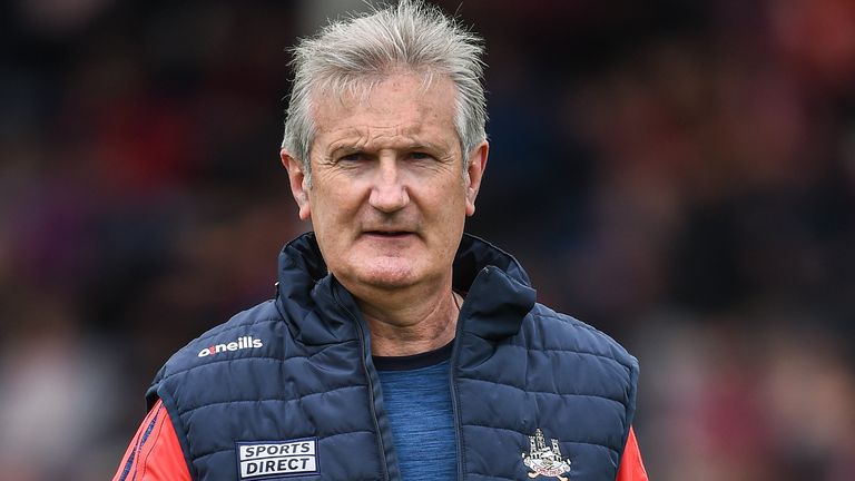 18 June 2022; Cork manager Kieran Kingston ahead of the GAA Hurling All-Ireland Senior Championship Quarter-Final match between Galway and Cork at the FBD Semple Stadium in Thurles, Tipperary. Photo by Daire Brennan/Sportsfile