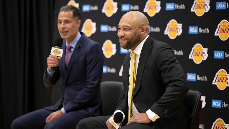 Los Angeles Lakers introduce new head coach Darvin Ham | NBA News | Sky  Sports