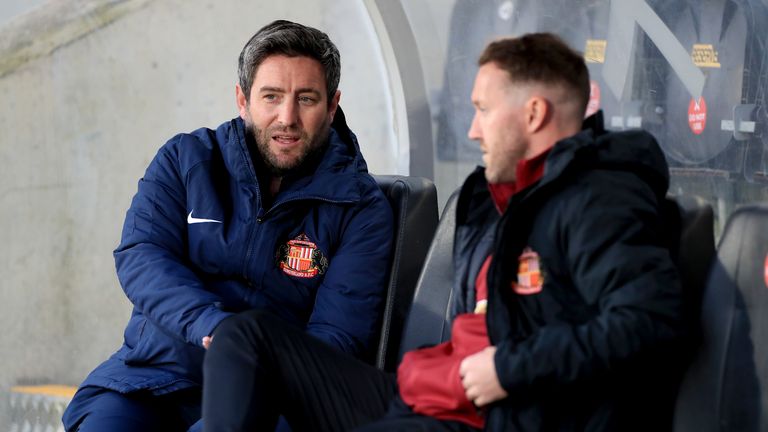 Aiden McGiddy reunited with his former Sunderland boss Lee Johnson