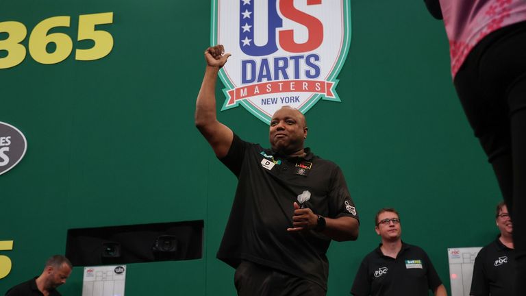Masters: Fallon Sherrock beaten by Leonard Gates at PDC World of Darts event in New York | Darts News Sky Sports