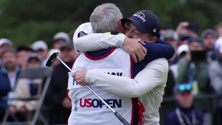 Matt Fitzpatrick claimed his maiden major title at the US Open with a two-putt par on the 72nd hole as Will Zalatoris missed a birdie putt to force a play-off