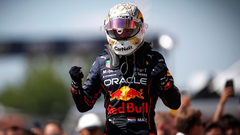 Max Verstappen celebrated a first race win of his career at the Canadian Grand Prix