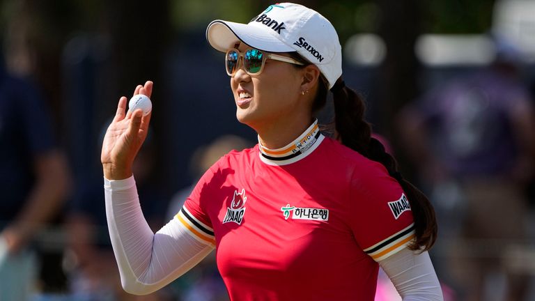 Lee breaks 23-year-old 54-hole record at US Women’s Open to strengthen lead