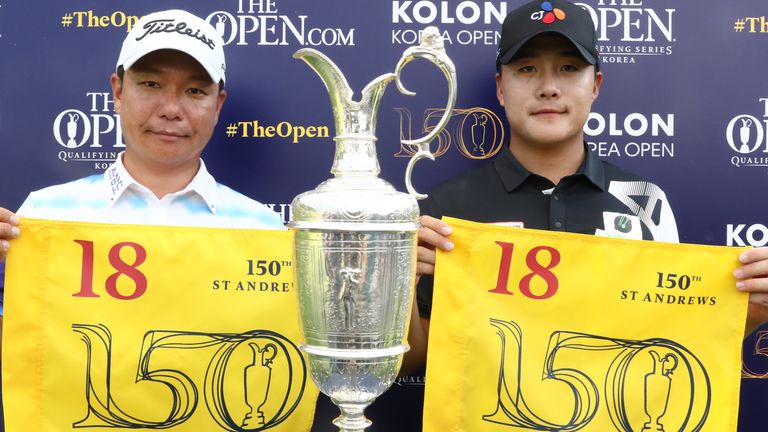 Minkyu Kim and Mingyu Cho will both make their major debuts at The Open 