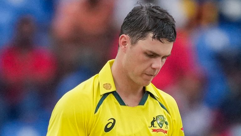 Australia's Mitchell Swepson 