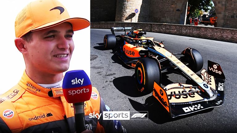 Sky F1&#39;s Karun Chandhok was joined at the SkyPad by McLaren&#39;s Lando Norris to look back at his performance during Friday&#39;s practice in Azerbaijan.