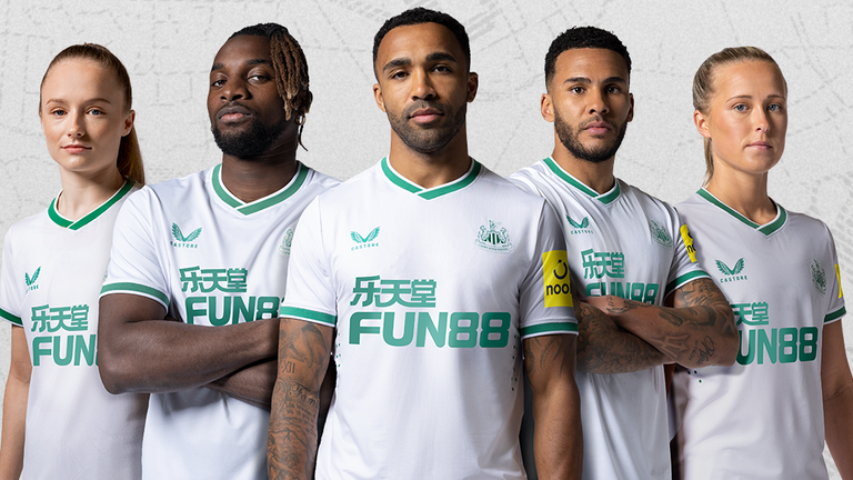 Newcastle reveal third kit in same colours as Saudi Arabia