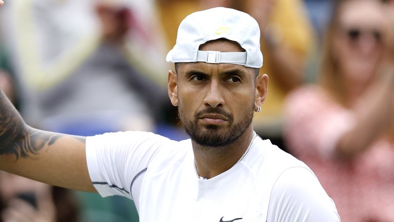 Nick Kyrgios admitted he was &#39;locked in&#39; ahead of his second round match at Wimbledon 